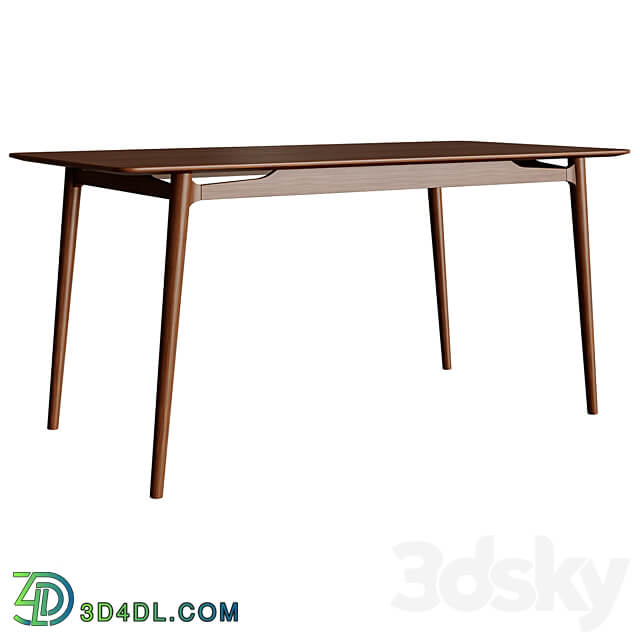 Giano Dining Table Oak 3D Models