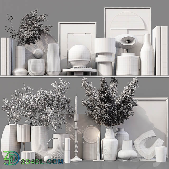 Decorative Set 105 3D Models