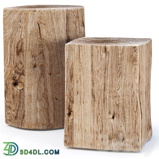 Wooden coffee tables V2 Wooden coffee tables 3D Models