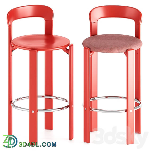 Hay. REY BAR STOOL. 3D Models