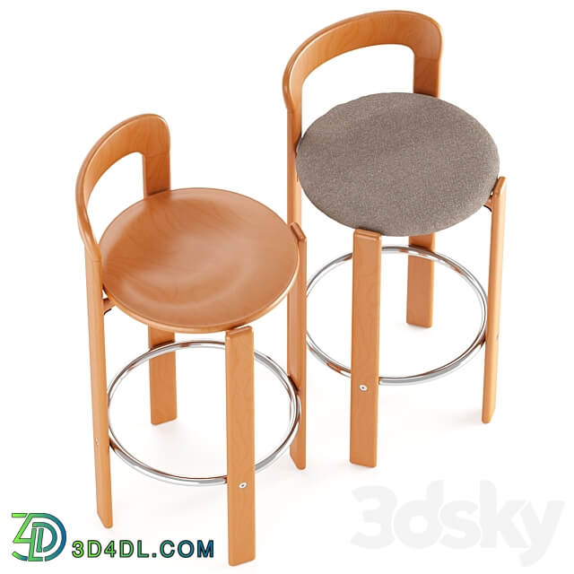 Hay. REY BAR STOOL. 3D Models