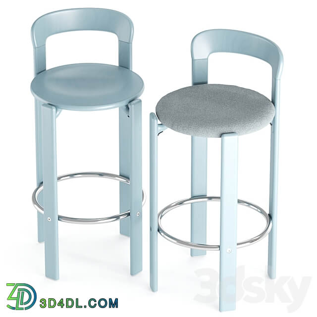 Hay. REY BAR STOOL. 3D Models