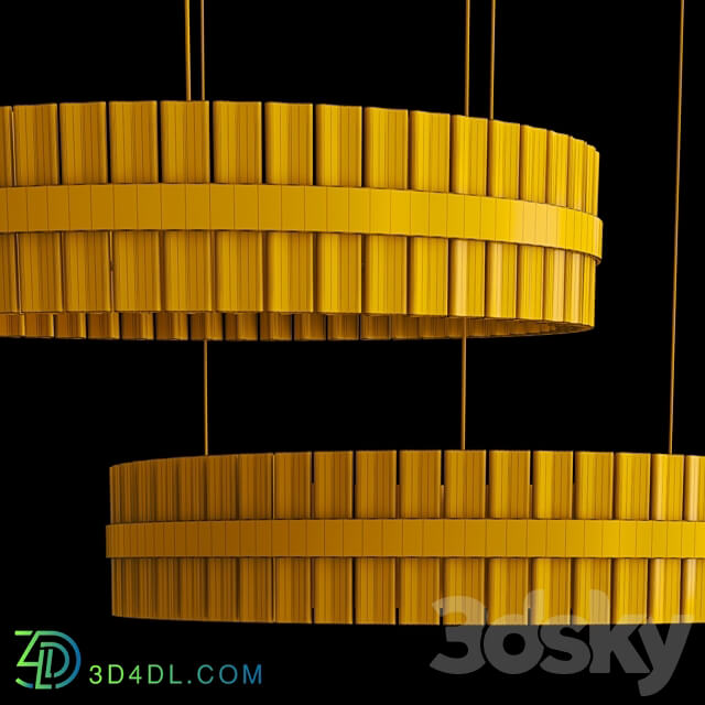 Baroncelli Saturno Chandelier Pendant light 3D Models