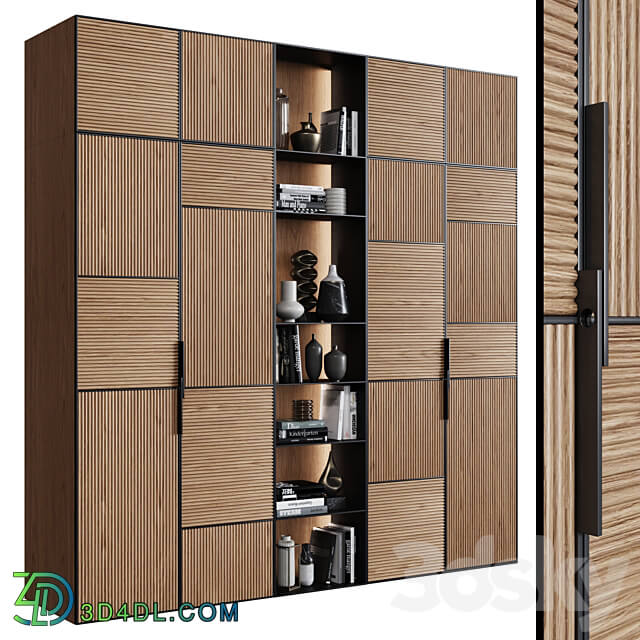 Cabinets in modern style 45 Wardrobe Display cabinets 3D Models