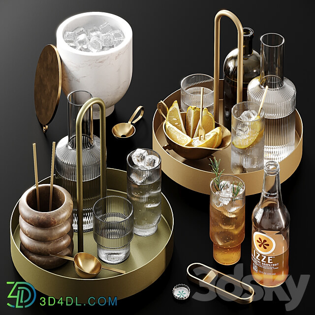 Ferm Living Decorative Set 3D Models