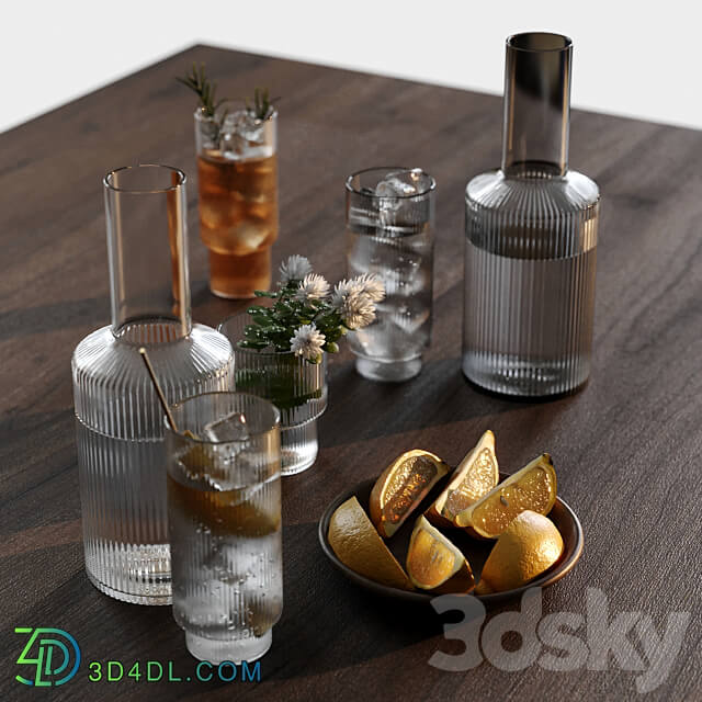 Ferm Living Decorative Set 3D Models