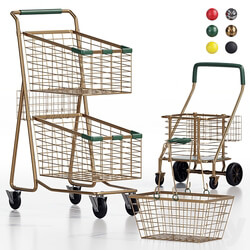 shop cart set01 3D Models 