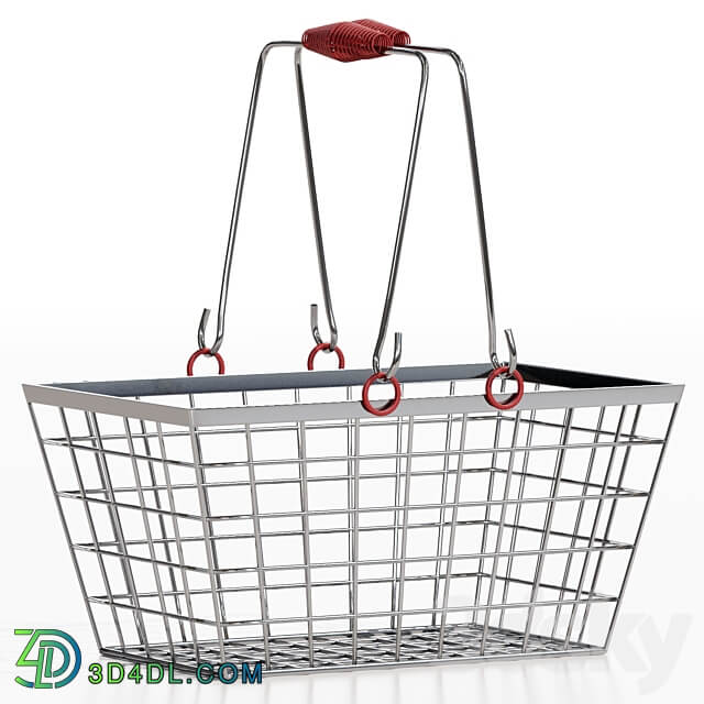 shop cart set01 3D Models