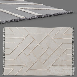 Tufted carpet Tamara Hilo by Urban Outfitters 3D Models 