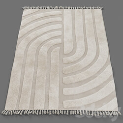 Tufted carpet Karmen Hilo by Urban Outfitters 3D Models 