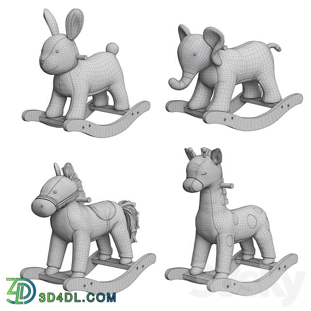 Plush Rockers 3D Models