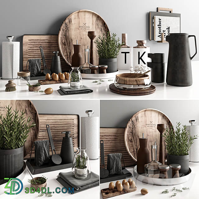 kitchen accessories 009 3D Models