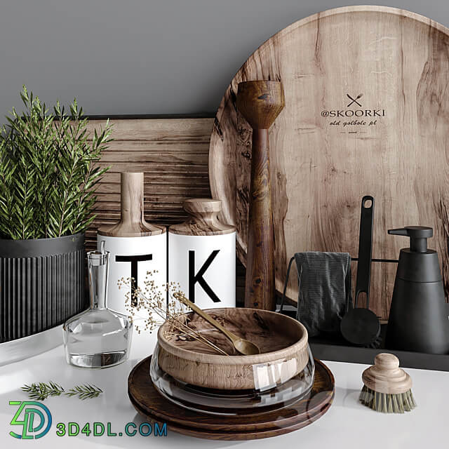 kitchen accessories 009 3D Models