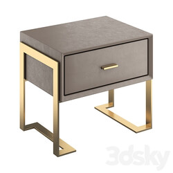 Light luxury bedside table Sideboard Chest of drawer 3D Models 