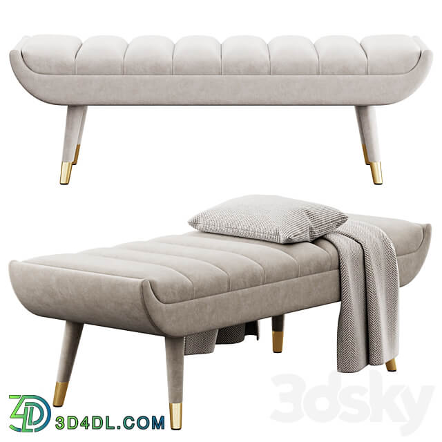 Accent Bench by Modway 3D Models