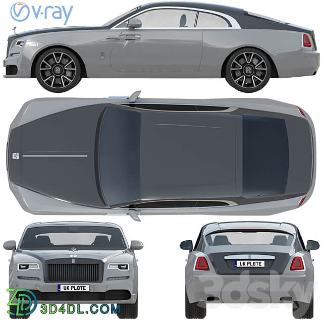 Rolls Royce Wraith 3D Models