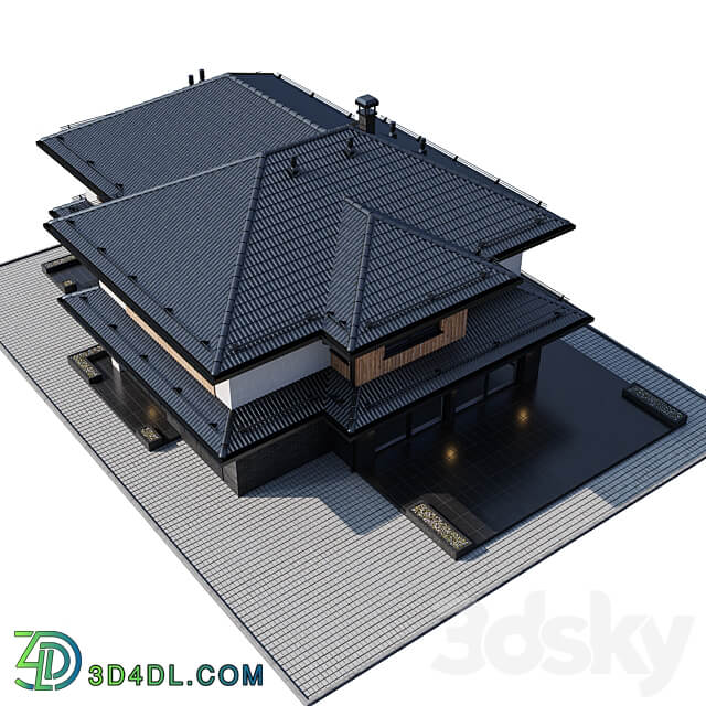 modern house 24 3D Models