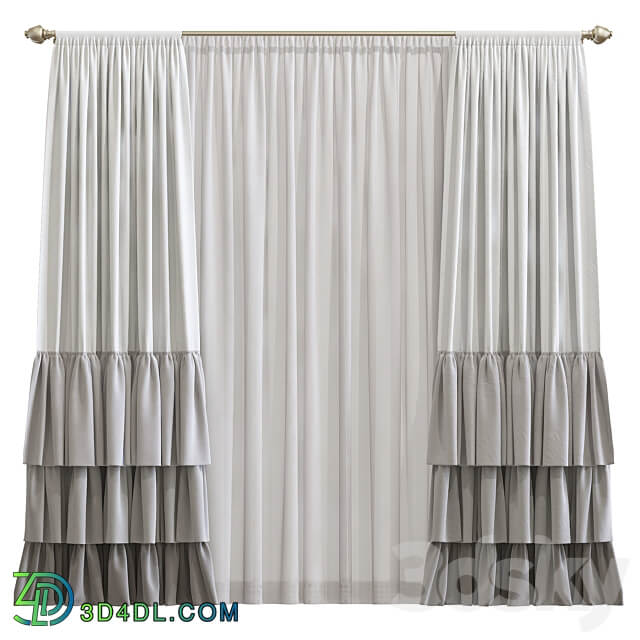 Curtain 43 3D Models