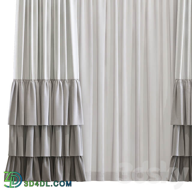 Curtain 43 3D Models