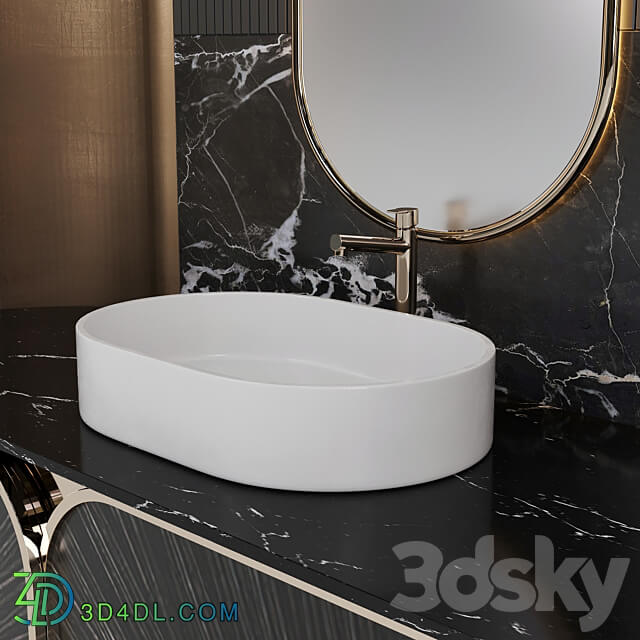 Luxury Bathroom Set 1 3D Models