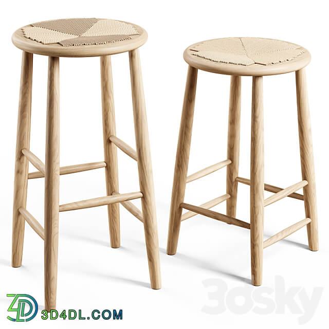 FDB Møbler J165B Bar stool 3D Models