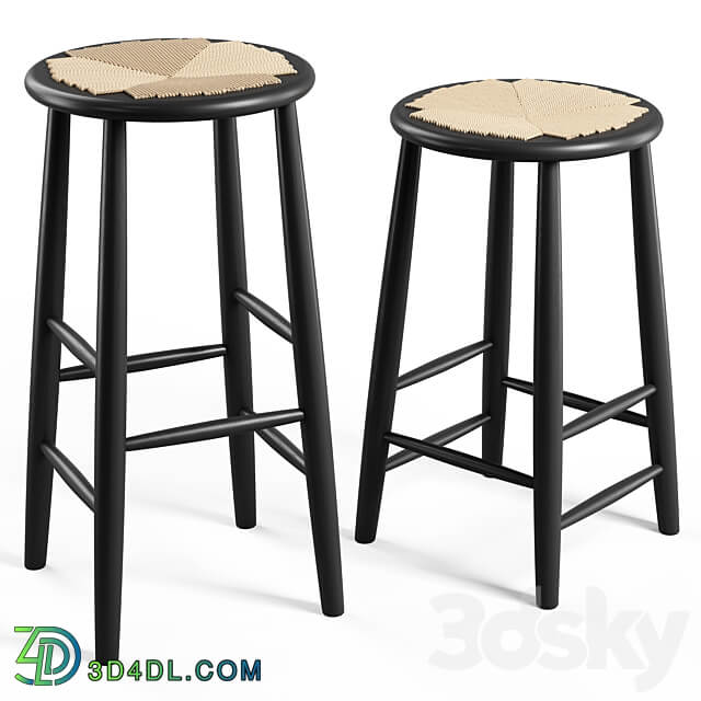 FDB Møbler J165B Bar stool 3D Models