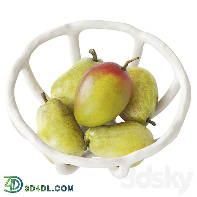 Nested fruit bowls 3D Models