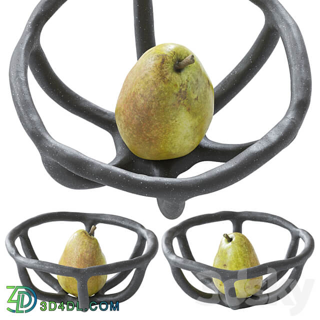 Nested fruit bowls 3D Models