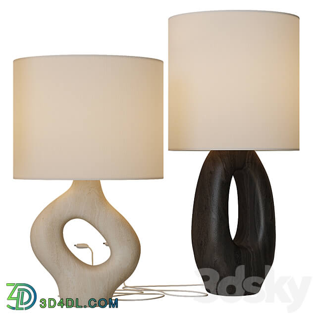 Chamber Ceramic Table Lamp 3D Models