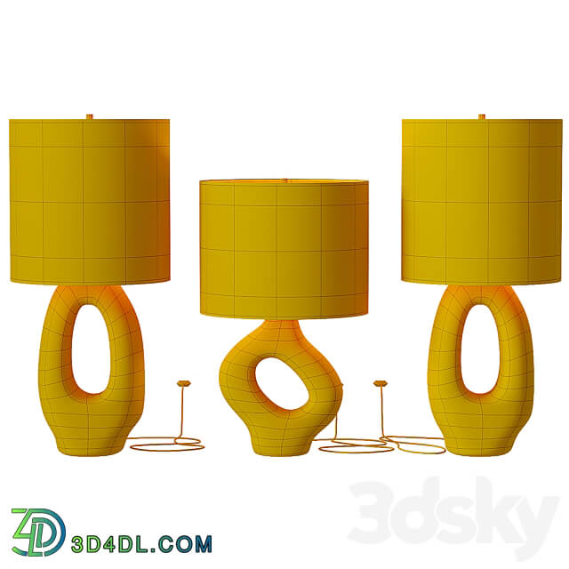 Chamber Ceramic Table Lamp 3D Models
