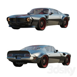 Pontiac Firebird Trans Am 1970 Tuning Edition 3D Models 