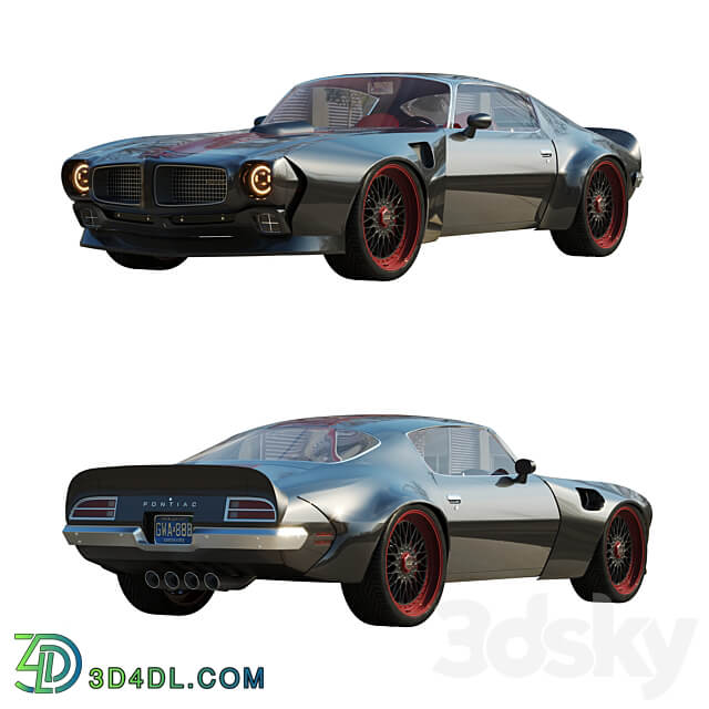 Pontiac Firebird Trans Am 1970 Tuning Edition 3D Models