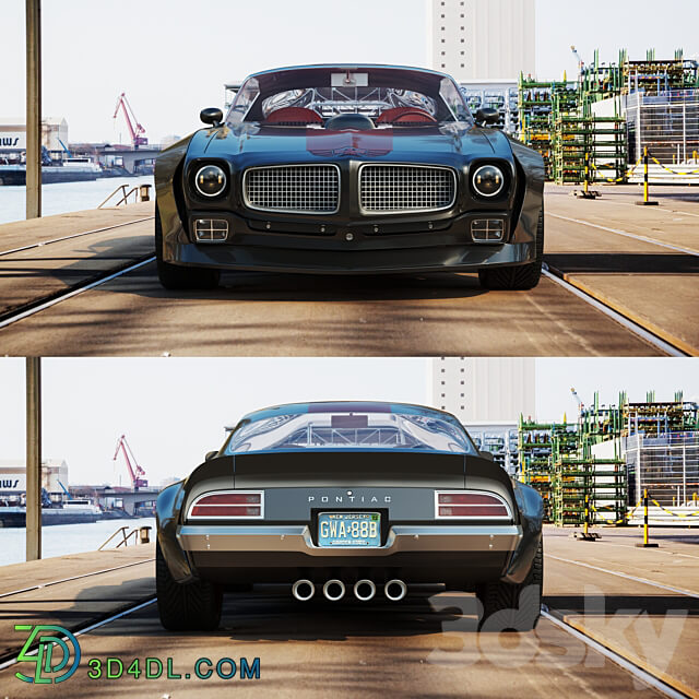 Pontiac Firebird Trans Am 1970 Tuning Edition 3D Models