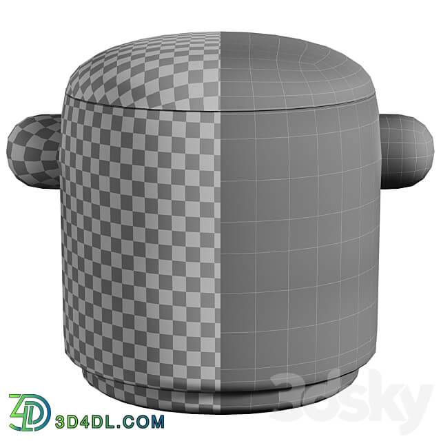 Puffs Fahri Mozu Orsetto 3D Models