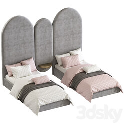 Modern style bed 250 3D Models 