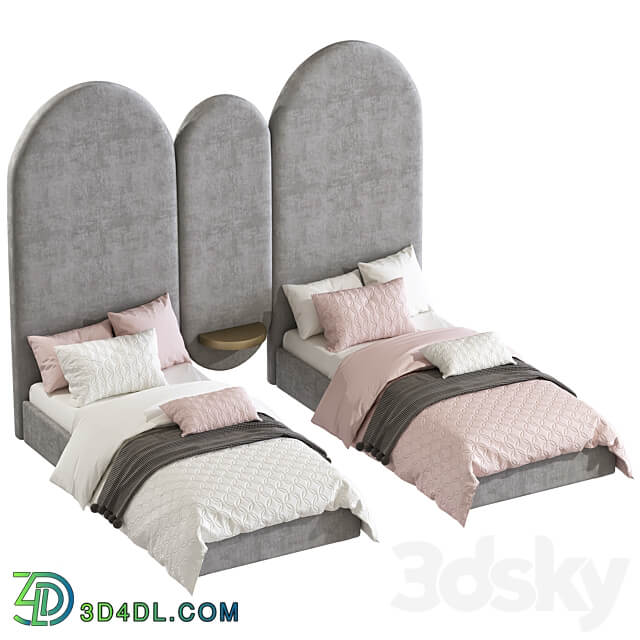 Modern style bed 250 3D Models