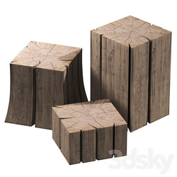 Stump tables 3D Models 