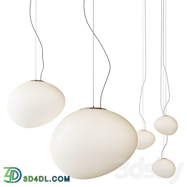 Gregg Pendant by Ludovica Roberto Pendant light 3D Models