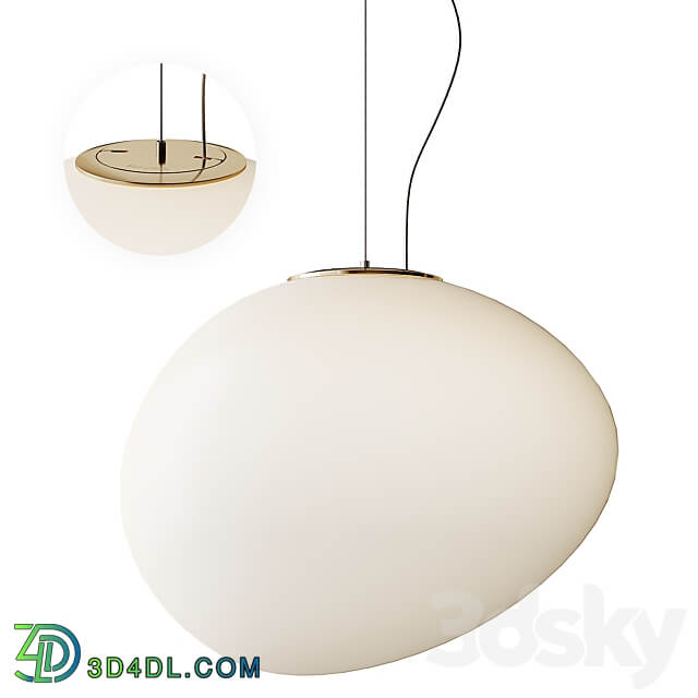 Gregg Pendant by Ludovica Roberto Pendant light 3D Models