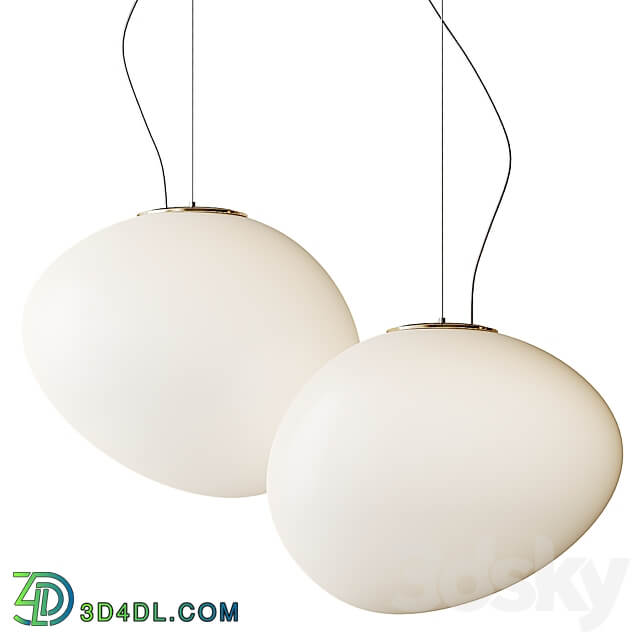 Gregg Pendant by Ludovica Roberto Pendant light 3D Models