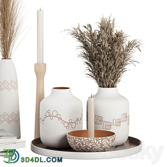 Decorative Set No.21 3D Models