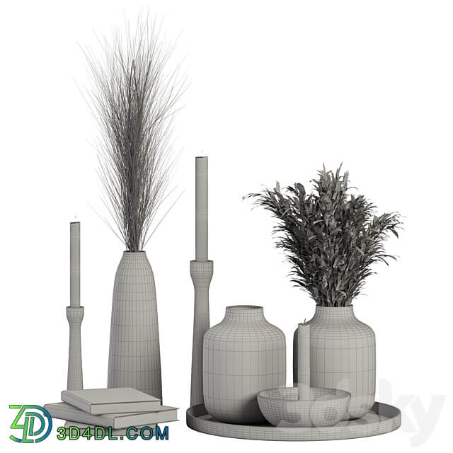 Decorative Set No.21 3D Models