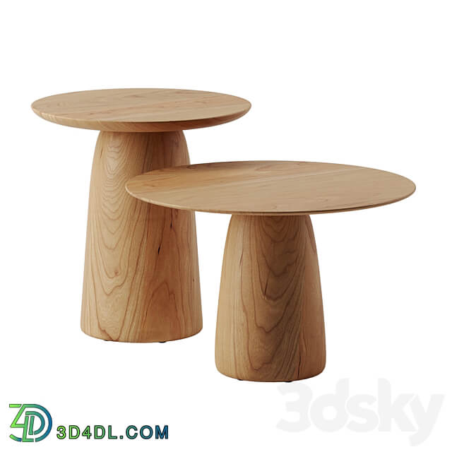 Dunes side tables Tribu 3D Models