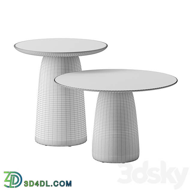 Dunes side tables Tribu 3D Models