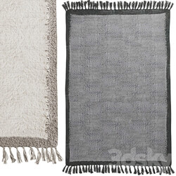 Border Shaggy Rug by Urban Outfitters 3D Models 