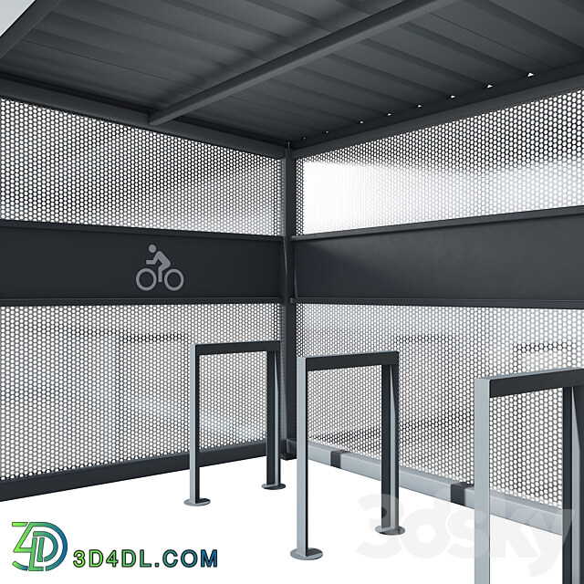 Canopy for strollers and bicycles Type 1 3D Models