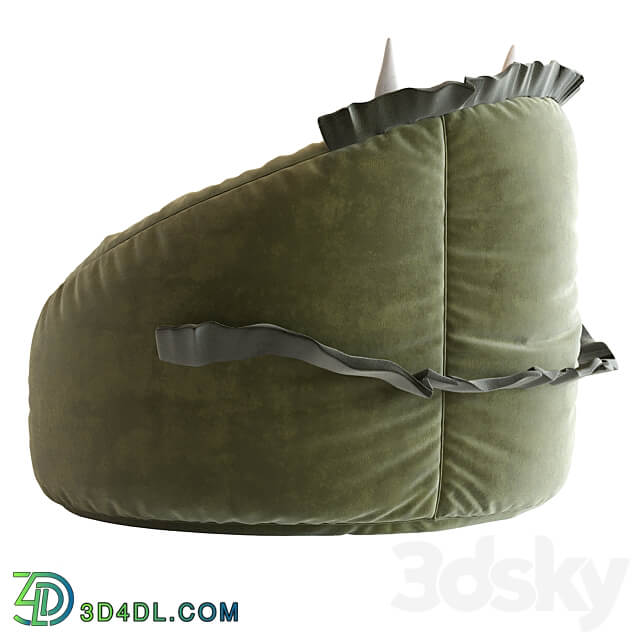 Dinosaur Bean Bag Chair 3D Models