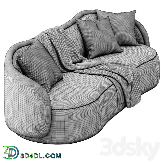 Pia sofa by Christophe Delcourt 3D Models