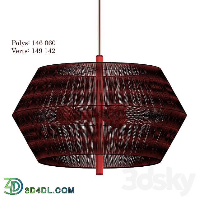 Totora by Nicholas Obeid Pendant light 3D Models