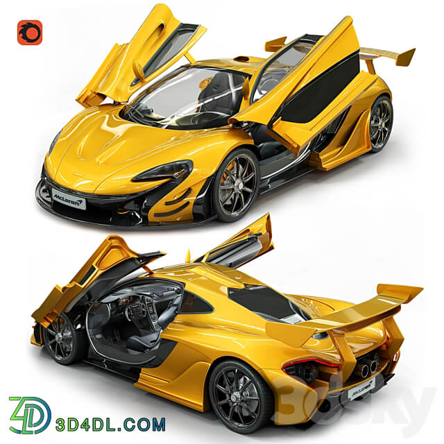 McLaren P1 3D Models